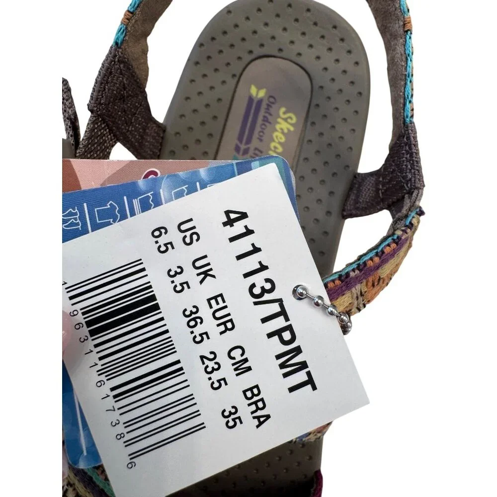 Skechers Reggae Sew Me Size 6.5 Vegan Washable NWB